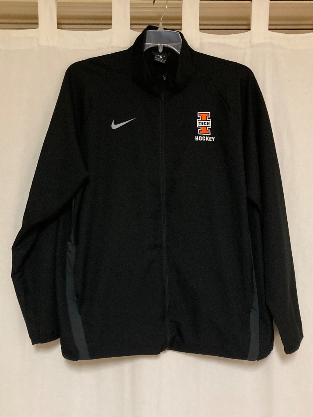 Indiana Tech Hockey Nike Dri-Fit Full Zip Warm-Up Sports Jacket Mens XL